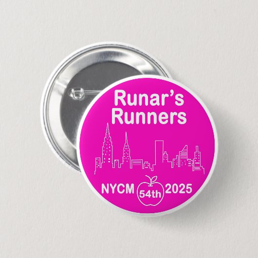 Runners Button van Runar (Voorkant /achterkant)