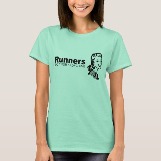 Runners doen het lang t-shirt (Voorkant)