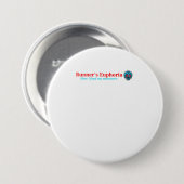 Runners Euphoria Hoe ik mijn monsters voer TShirt Ronde Button 7,6 Cm (Voorkant /achterkant)