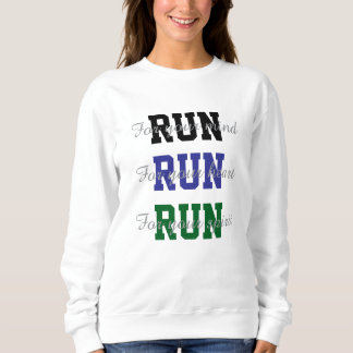 Runners Fun Design Run voor je geest en je hart Trui
