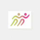 runners groep illustratie post-it® notes (Voorkant)