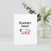 Runners hebben alleen briefkaart (Staand voorkant)