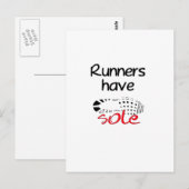 Runners hebben alleen briefkaart (Voorkant / Achterkant)