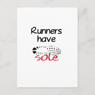 Runners hebben alleen briefkaart