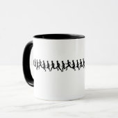 Runners in één enkel dossier, de mok van de koffie (Voorkant links)