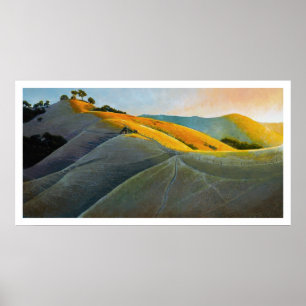 Runners in Poly Canyon Poster