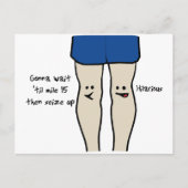 Runners Knees Briefkaart (Voorkant)
