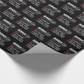 Runner's Life Funny Marathon Running Checklist Cadeaupapier (Hoek)