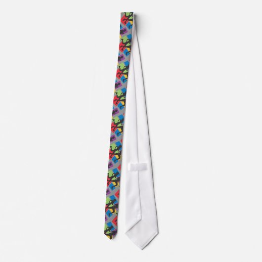 Runners Man Necktie Stropdas (Achterkant)