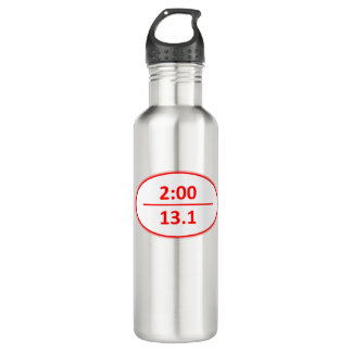 Runner's Milestone: Breaking 2:00 Water Bottle Waterfles
