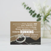 Runners Motivatie Collage Briefkaart (Staand voorkant)
