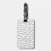 Runner's patroon bagagelabel (Achterkant verticaal)