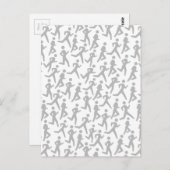 Runner's patroon briefkaart (Voorkant / Achterkant)