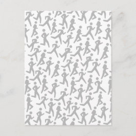 Runner's patroon briefkaart