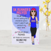 Runner's Prayer Kaart (Gele Bloem)