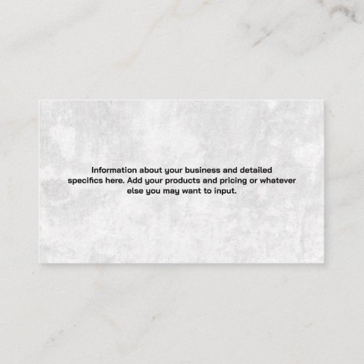 Runners Top Uitzicht | Coach Trainer Visitekaartje (Achterkant)