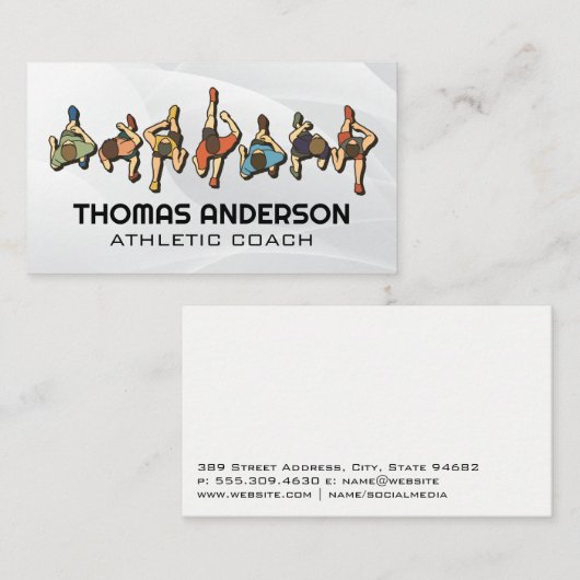 Runners Top Uitzicht Visitekaartje (Voorkant / Achterkant)