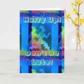 Runners Verjaardag Wenskaart Kaart (Gele Bloem)