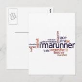 Runner's Words Briefkaart (Voorkant / Achterkant)