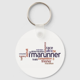 Runner's Words Sleutelhanger