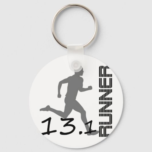 Runners Zone Half Marathongeschenken en kleding Sleutelhanger (Voorkant)