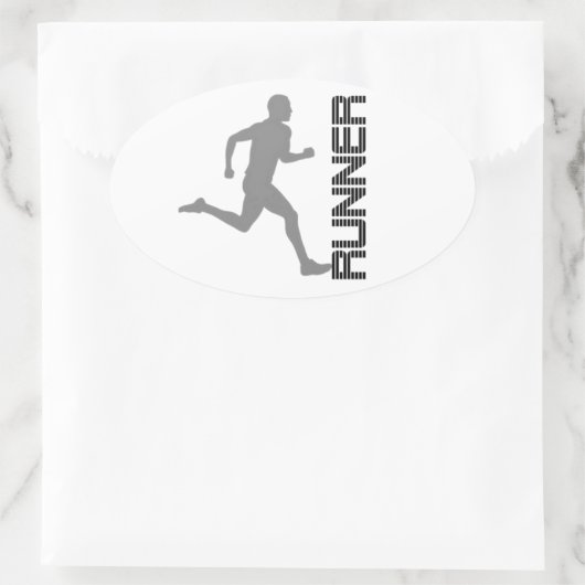 Runners Zone Oval Sticker (Tas)