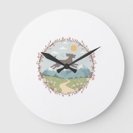 Runnig in Paradise Grote Klok (Voorkant)