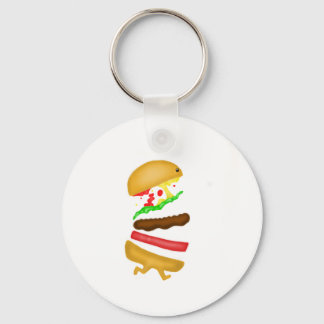 Runnin burger sleutelhanger