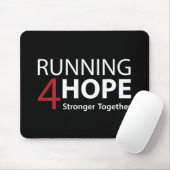 Running4Hope Black Muismat (Met muis)