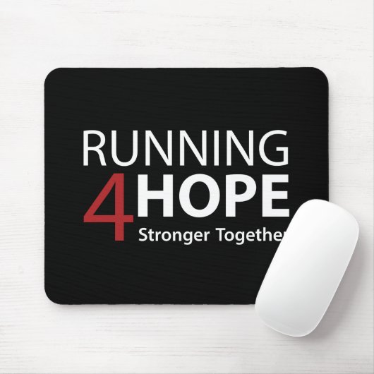 Running4Hope Black Muismat (Met muis)