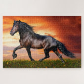 Running at Sunset Legpuzzel (Horizontaal)