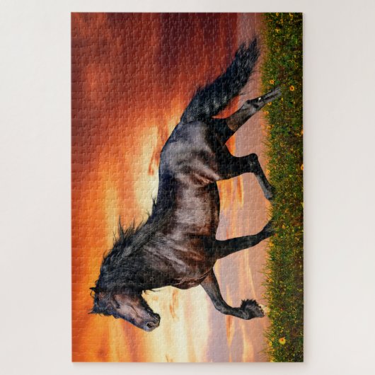 Running at Sunset Legpuzzel (Verticaal)