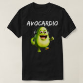 Running Avocado Radio Avocardio ultra grappige woo T-shirt (Design voorkant)