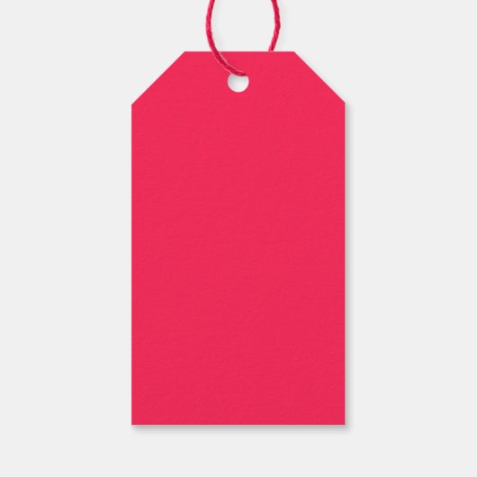 Running Black Santa Paper Gift Label Cadeaulabel (Achterkant)