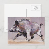 Running boar 1999 briefkaart (Voorkant / Achterkant)