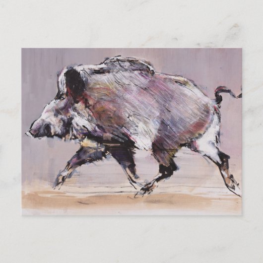Running boar 1999 briefkaart (Voorkant)