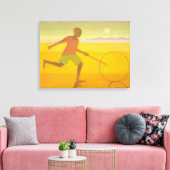 Running Boy 2010 Canvas Afdruk (Insitu (Woonkamer))