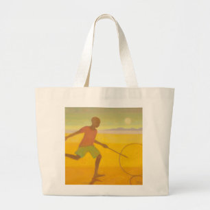 Running Boy 2010 Grote Tote Bag