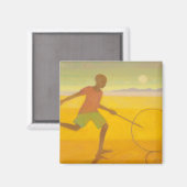 Running Boy 2010 Magneet (Voorkant / Achterkant)