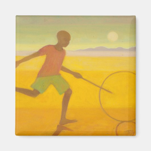 Running Boy 2010 Magneet (Voorkant)