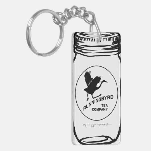 "Running Byrd Tea Company" Sleutelhanger (Voorkant Links)