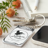 "Running Byrd Tea Company" Sleutelhanger (Voorkant Rechts)