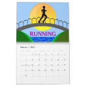 RUNNING CALENDAR KALENDER (Feb 2027)