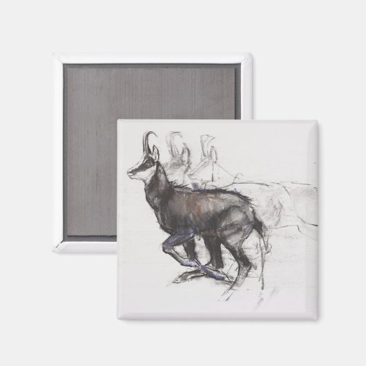 Running Chamois Magneet (Voorkant / Achterkant)