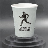 Running Champ race of fitness thema - jouw tekst o Papieren Bekers