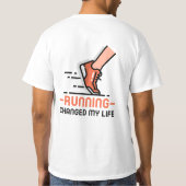 Running Changed My Life T-Shirt (Achterkant)
