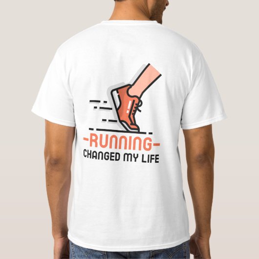 Running Changed My Life T-Shirt (Achterkant)