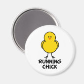 Running Chick Magneet (Voorkant / Achterkant)