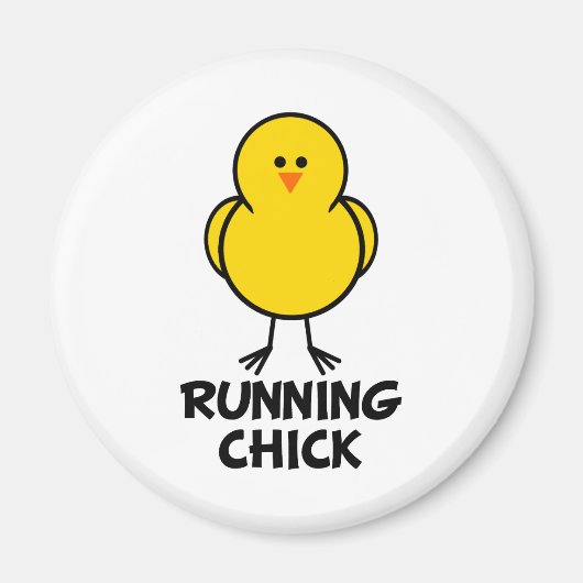 Running Chick Magneet (Voorkant)