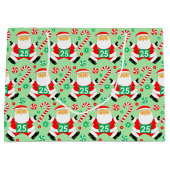 Running Christmas Holiday Grote Cadeautas (Voorkant)